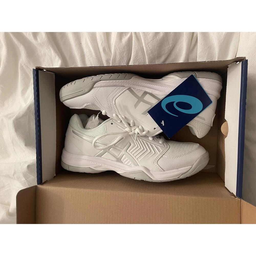 Asics White Tennis Shoe